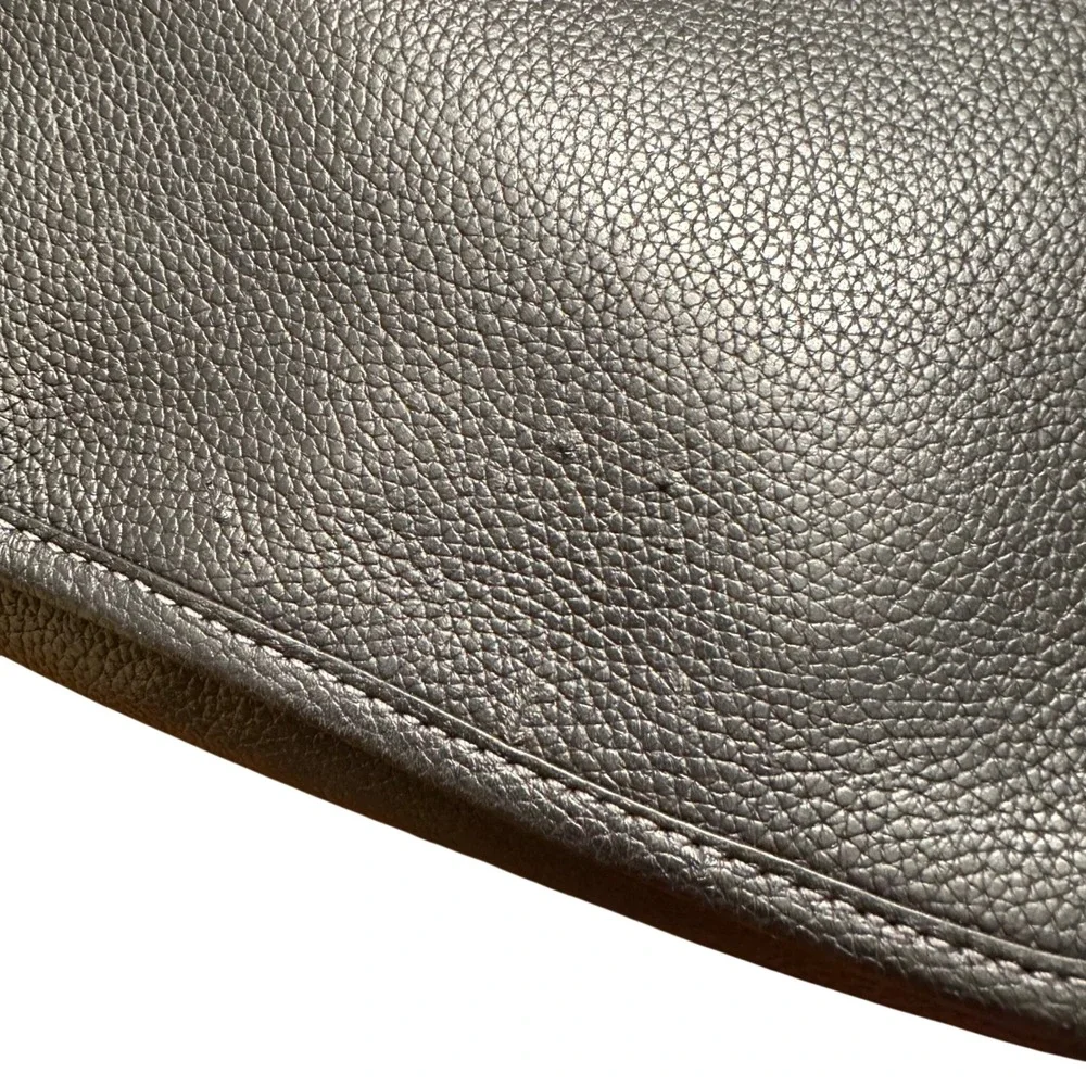 Coach Small Black Pebble Leather Chaise Crossbody Bag